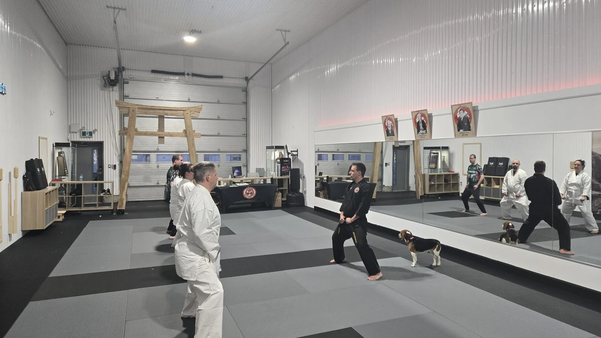 Salle d'entraînement du Ishimura Dojo